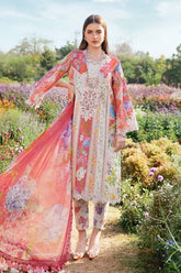 3 Piece Unstitched Printed Lawn Suit | MPT-2509-B | Maria B