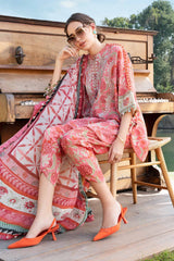 3 Piece Unstitched Printed Lawn Suit | MPT-2513-A | Maria B