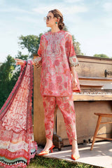 3 Piece Unstitched Printed Lawn Suit | MPT-2513-A | Maria B