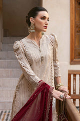 3 Piece Unstitched Embroidered Lawn Suit | D-2511-B | Maria B