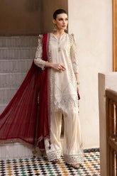 3 Piece Unstitched Embroidered Lawn Suit | D-2511-B | Maria B