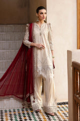 3 Piece Unstitched Embroidered Lawn Suit | D-2511-B | Maria B