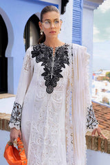 Maria B | 3 Piece Unstitched Embroidered Paper Cotton Suit | D-2505-A