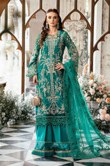 Maria B | 3 Piece stitched Embroidered Suit