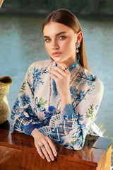 3 Piece Unstitched Printed Lawn Suit | MPT-2510-B | Maria B