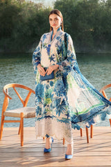 3 Piece Unstitched Printed Lawn Suit | MPT-2510-B | Maria B