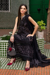 3 Piece Unstitched Embroidered Lawn Suit | D-2512-B | Maria B