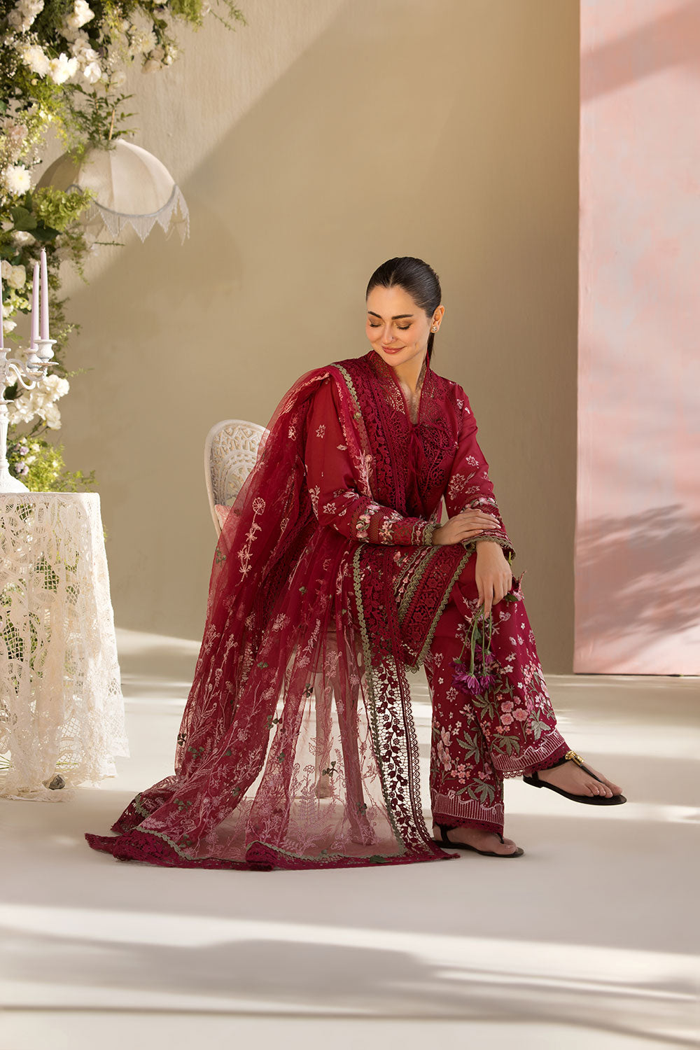 Design 14A Luxury Lawn 2025 Unstitched | Sobia Nazir