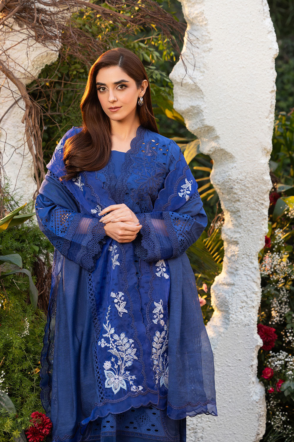 Design 1B Luxury Lawn 2025 Unstitched | Sobia Nazir