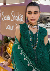 Crimson Lawn 24 - Seaweed | Saira Shakira - D#2A